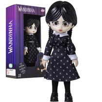 Boneca Mini Wandinha 25cm Baby Brink Vandinha Articulada Boneca Mini Wandinha 25cm Baby Brink Vandinha Articulada