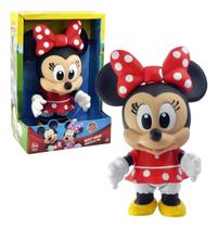 Boneca Minnie Baby em Vinil Disney Lider Brinquedos Infantil Presente dia Crianças Aniversário Natal