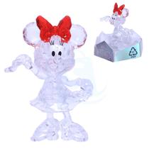 Boneca Minnie Figura de Cristal - Disney 100 Anos