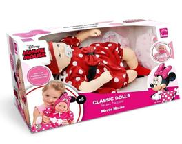 Boneca Minnie Mouse - Recém Nascido - Roma Brinquedos