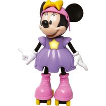 Boneca Minnie Patinadora Com Som Disney Elka
