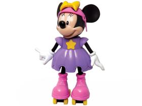 Boneca Minnie Patinadora Conta História Tamanho Grande 26cm Brinquedo Menina com Embalagem Presente Elka