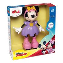 Boneca Minnie Patinadora Disney Conta História Brinquedo 25cm Elka - Disney Elka