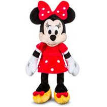 Boneca Minnie Vermelha Pelúcia Original Fala 45cm Multikids