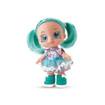 Boneca mint rainbow girls com acessório de cabelo e glitter - Bambola