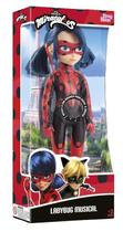 Boneca Miraculous Lady Bug Novo Uniforme com Som 45cm