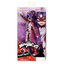 Boneca Miraculous Ladybug e Cat Noir - 26cm com Acessórios