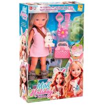 Boneca Miss Holiday Com Tiara De Coelho Bee Toys Boneca Miss Holiday Com Tiara De Coelho Bee Toys