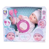Boneca Miyo Menina Som de Bebê- MOVEBRINQUE