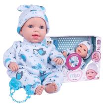Boneca Miyo Menino com Pijaminha e Sons de Bebê Boneca Miyo Menino com Pijaminha e Sons de Bebê