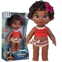 Boneca Moana Bebê Princesa Aventureira Disney - Cotiplás