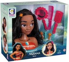 Boneca Moana Busto Cabeleireira Pentear Cotiplás 2599