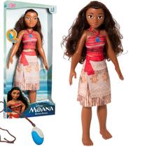 Boneca Moana Com Colar Mágico Original 55cm Grande Articulada Vinil Infantil Mini My Size Novabrink Boneca Moana Com Colar Mágico Original 55cm Grande Articulada Vinil Infantil Mini My Size Novabrink