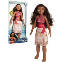 Boneca Moana Disney Original Tamanho Grande 55cm com Colar - Baby Brink