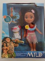 Boneca Moana E Porquinho Pua Articulada Boneca Moana E Porquinho Pua Articulada