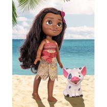 Boneca Moana e Porquinho Pua Disney Cotiplás 2600