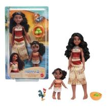 Boneca Moana e Simea Bonecas Irmãs Disney Matte Aventuras Encantadas