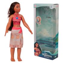 Boneca Moana Grande Articulada C/ Colar Mágico Infantil 52cm Boneca Moana Grande Articulada C/ Colar Mágico Infantil 52cm