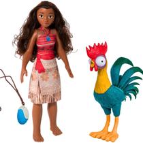 Boneca Moana Grande Original 55cm + Galo Moana Boneca Moana Grande Original 55cm + Galo Moana