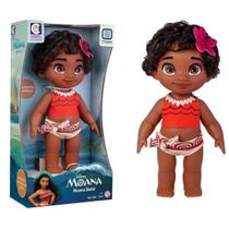 Boneca Moana Infantil Princesa Bebê Disney Macia Feita Em Vinil