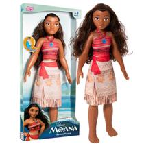 Boneca Moana Princesa Disney Com Acessório Articulada 55Cm