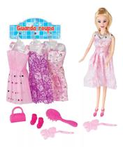 Boneca Modelo Lucy Fashion Troca Roupas E Acessórios Boneca Modelo Lucy Fashion Troca Roupas E Acessórios