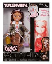 Boneca moderna Bratz Stylin' Yasmin com camiseta personalizável