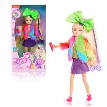 Boneca moderna JoJo Siwa, apresentadora de TV, com laço para usar e compartilhar de 25 cm