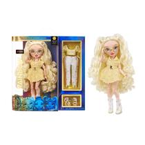 Boneca moderna Rainbow High Delilah com albinismo, óculos 6-12