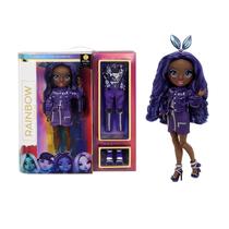 Boneca moderna Rainbow High Krystal Bailey Indigo com 2 roupas