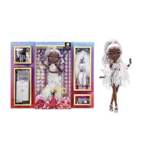 Boneca moderna Rainbow High Rainbow Vision Rainbow Divas Ayesha Sterling com 2 roupas e conjunto de brinquedos Vanity