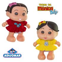 Boneca Monica + Magali Turma Da Monica Baby fala Frases - Adijomar Brinquedos