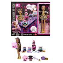 Boneca Monster High Clawdeen Wolf Conjunto Kit de Bolo - Scary Sweet Birthday - Mattel