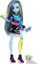 Boneca Monster High Frankie Stein com Cachorrinho e 7 Acessórios