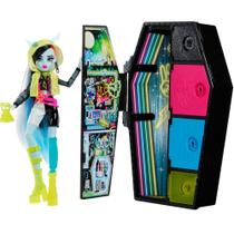 Boneca Monster High Frankie Stein Skultimate Secrets Neon Frights Mattel