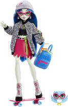 Boneca Monster High Ghoulia Yelps Posable com acessórios de 26 cm