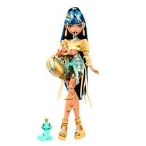Boneca Monster High Novo Visual Com Pet Cleo De Nile