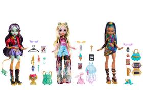 Boneca Monster High Novo Visual Com Pet Frankie Stein
