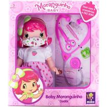Boneca Moranguinho Baby Dodoi Faz Xixi Com Mascara Mimo