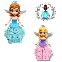 Boneca Musical Com asas Canta Dança E Acende Luz Gira