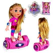 Boneca Musical Com Luzes Coloridas Presente Para Menina Pronto Estoque