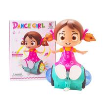 Boneca Musical Dance Girl Bate Volta Som E Luz Led