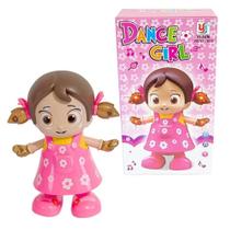 Boneca musical dancing girl com som luzes e dança