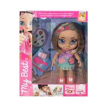 Boneca My Best Beauty Bee Toys com Acessórios de Maquiagem Boneca My Best Beauty Bee Toys com Acessórios de Maquiagem