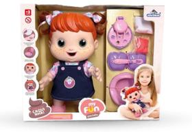 Boneca My Fun Poo Come e faz Caquinha 34cm Adijomar