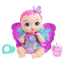 Boneca My Garden Baby - Borboleta Faz Xixi Cabelo Rosa - GYP09 MATTEL