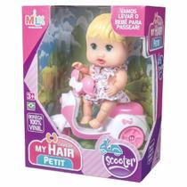 Boneca my hair petit scooter 437 / un / milk