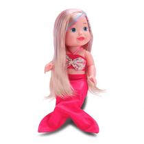 Boneca My Little Collection Sereia Rosa - 8040 - Divertoys