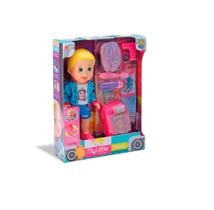 Roupa Barbie Blusa Rosa Saia Tie-Dye Mattel - Fátima Criança