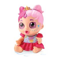 Boneca My Little Glitter Faz Xixi Divertoys Ref.8282 Rosa